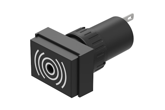 Series 31 Buzzer black with touch symbol (HMI Series) (BR31_KS_01)