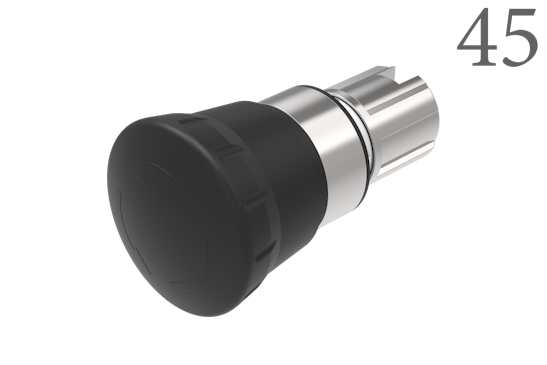 Series 45 Stop switch black push button (BR45_KS_01_00009)