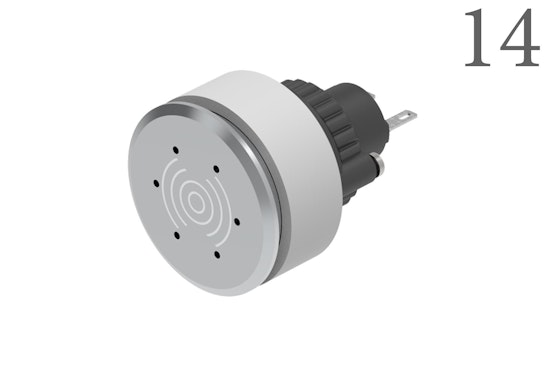 Series 14 Buzzer with round silver buzzer (BR14_KS_01)