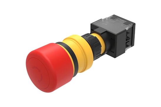 Series 61 Emergency stop switch with red round push button  (HMI Series) (BR61_KS_01)