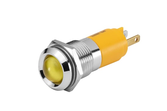 Series 17 Indicator with yellow lens  (HMI Series) (BR17_PB_01)