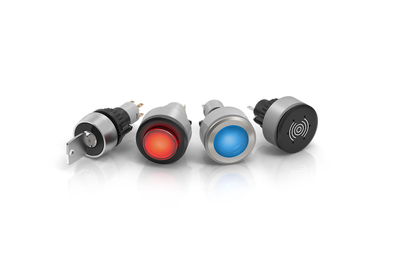 Series 14 Keylock switch, push button, indicator, buzzer (BR14_KS_01_00006)