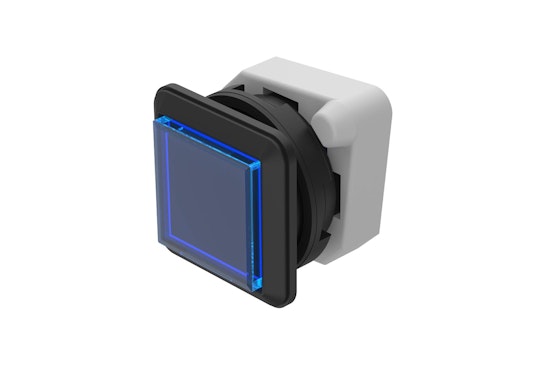 Series 92 Indicator with blue lens (HMI Series) (BR92_KS_01_00041)