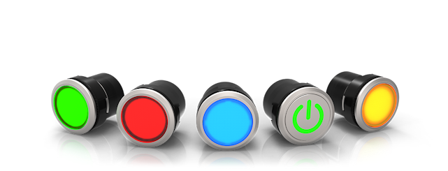 Baureihe 84 Leuchtdrucktasten und Leuchtmelder in verschiedenen Farben