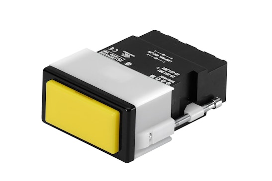 Series 03 Indicator with yellow lens (HMI Series) (BR03_PB_01)