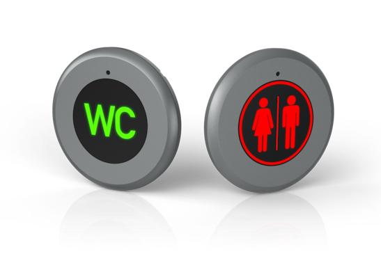 Baureihe 57 Multi-Legend Display mit Toilettensymbol grün und rot