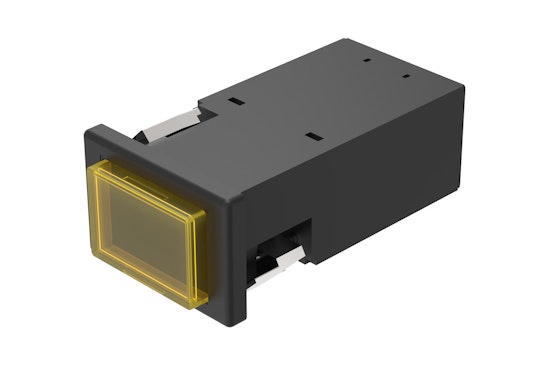 Series 22 Illuminated push button, yellow lens (HMI Series) (BR22_KS_01)