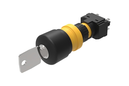 Baureihe 61 Schlüsselschalter schwarz