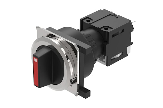 Series 71 Selector switch with red lens (HMI Series) (BR71_KS_01)