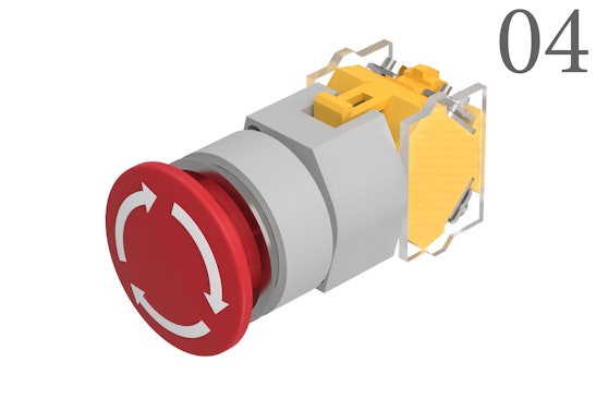 Series 04 Stop switch with red push button (BR04_KS_01)