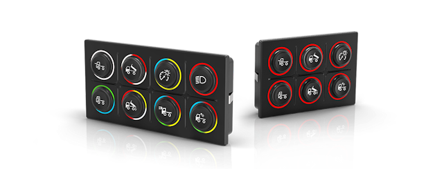 Series 09 Rugged Keypads with 6 push button and with 8 push button