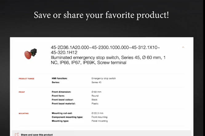 Save or share your favorite product