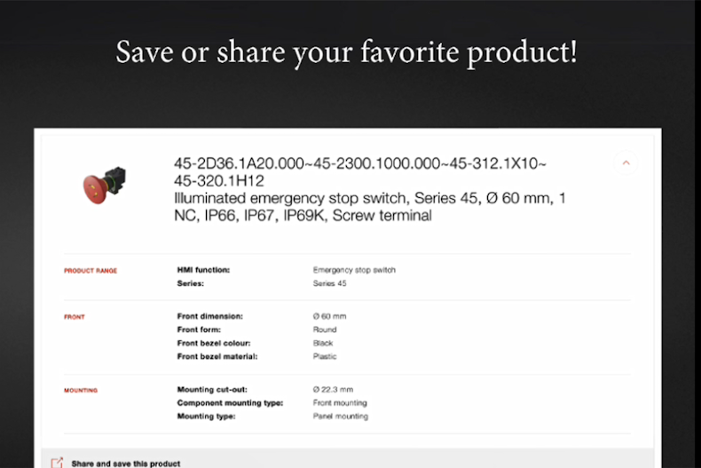 Save or share your favorite product