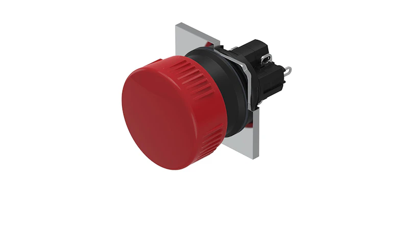 Mushroom-head push button, red Linklet 16:9