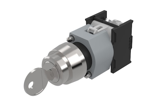 シリーズ04 キーロックスイッチ キーロック 銀(HMIシリーズ) (BR04_KS_01)