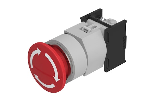 Series 04 Stop switch with red push button (BR04_KS_01)