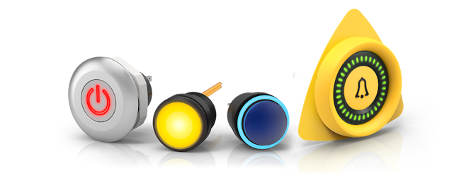 Pulsante serie 84, pulsante luminoso, indicatore