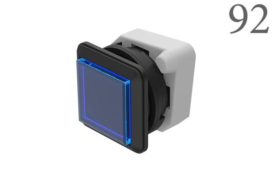 Series 92 Indicator with blue lens  (BR92_KS_01_00041)