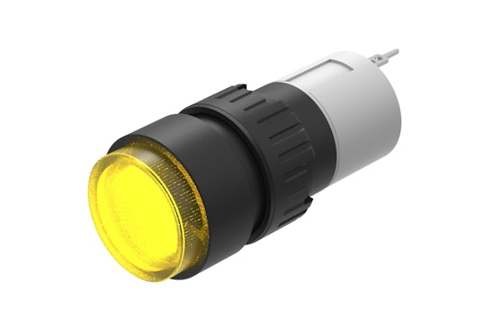 Series 31 Indicator with yellow lens (HMI Series) (BR31_KS_01)