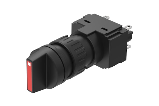 Series 61 Selector switch with red thight lens (HMI Series) (BR61_KS_01)