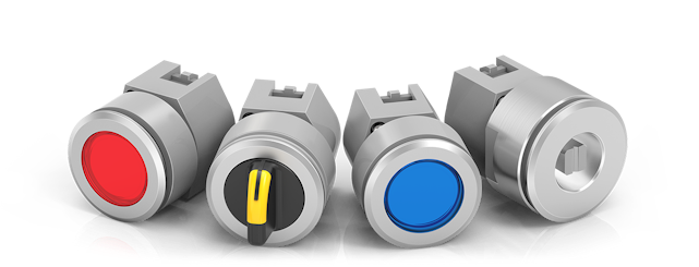 Baureihe 04 Drucktaster, Wahlschalter, Leuchtmelder, Leuchtdrucktaste