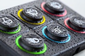 Series 09 Keypad water (detail)