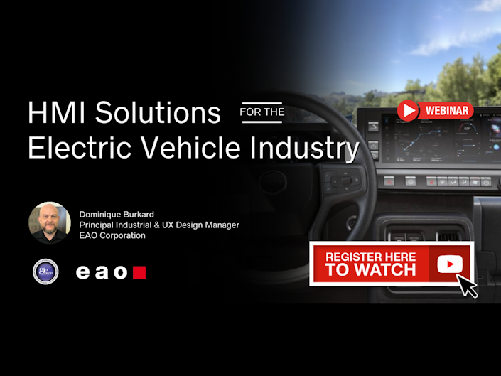 HMI Solutions for the Electric Vehicle Industry Webinar Header