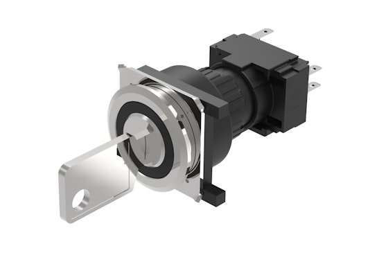 Series 61 Keylock switch silver keylock (HMI Series) (BR61_KS_01)