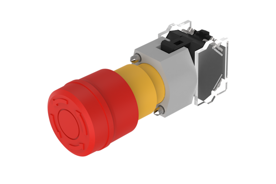 Series 04 Emergency stop switch with red push button (HMI Series) (BR04_KS_01)