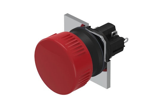 舞台レーザー機器用、緊急停止スイッチボックス鍵付き(E-Stop Box)試作品 H2a554f74c63d433ea6d702a8cb358