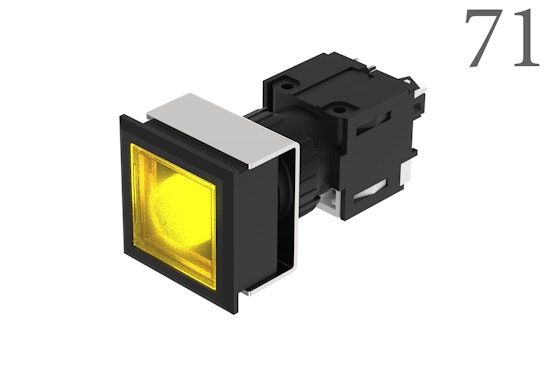 Series 71 Indicator with yellow lens (BR71_KS_01)
